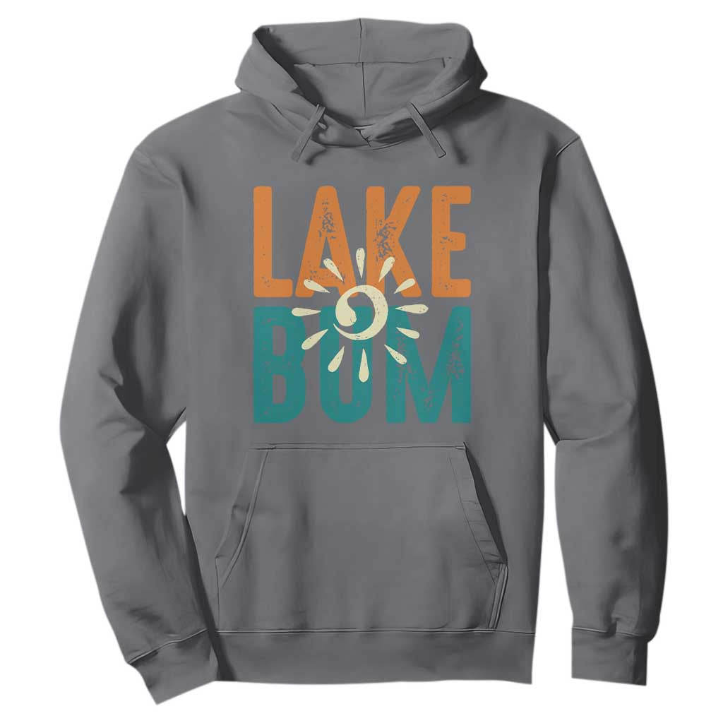 Funny Lake Bum Summer Vacation Hoodie Lake Life Sun Light TS11 Charcoal Print Your Wear