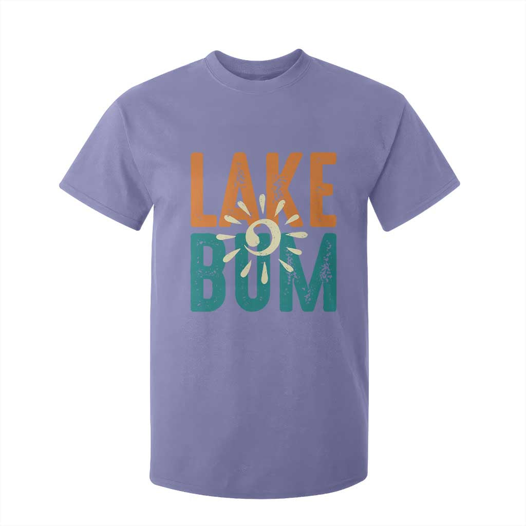 Funny Lake Bum Summer Vacation T Shirt For Kid Lake Life Sun Light TS11 Violet Print Your Wear
