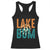 Funny Lake Bum Summer Vacation Racerback Tank Top Lake Life Sun Light TS11 Black Print Your Wear