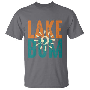 Funny Lake Bum Summer Vacation T Shirt Lake Life Sun Light TS11 Charcoal Print Your Wear