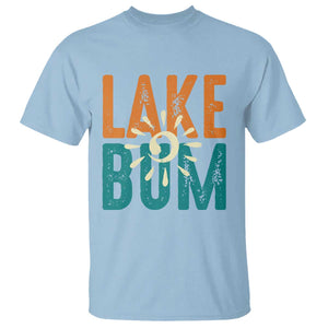 Funny Lake Bum Summer Vacation T Shirt Lake Life Sun Light TS11 Light Blue Print Your Wear