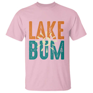Funny Lake Bum Summer Vacation T Shirt Lake Life Sun Light TS11 Light Pink Print Your Wear