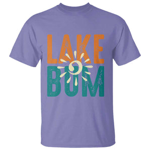 Funny Lake Bum Summer Vacation T Shirt Lake Life Sun Light TS11 Violet Print Your Wear
