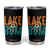 Funny Lake Bum Summer Vacation Tumbler Cup Lake Life Sun Light TS11 Black Print Your Wear