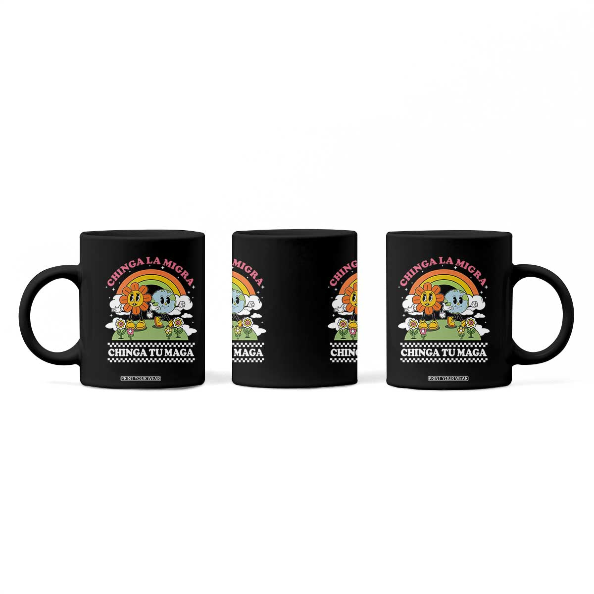 Chinga La Migra Chinga Tu Maga Coffee Mug Immigration Rights TS11 Print Your Wear
