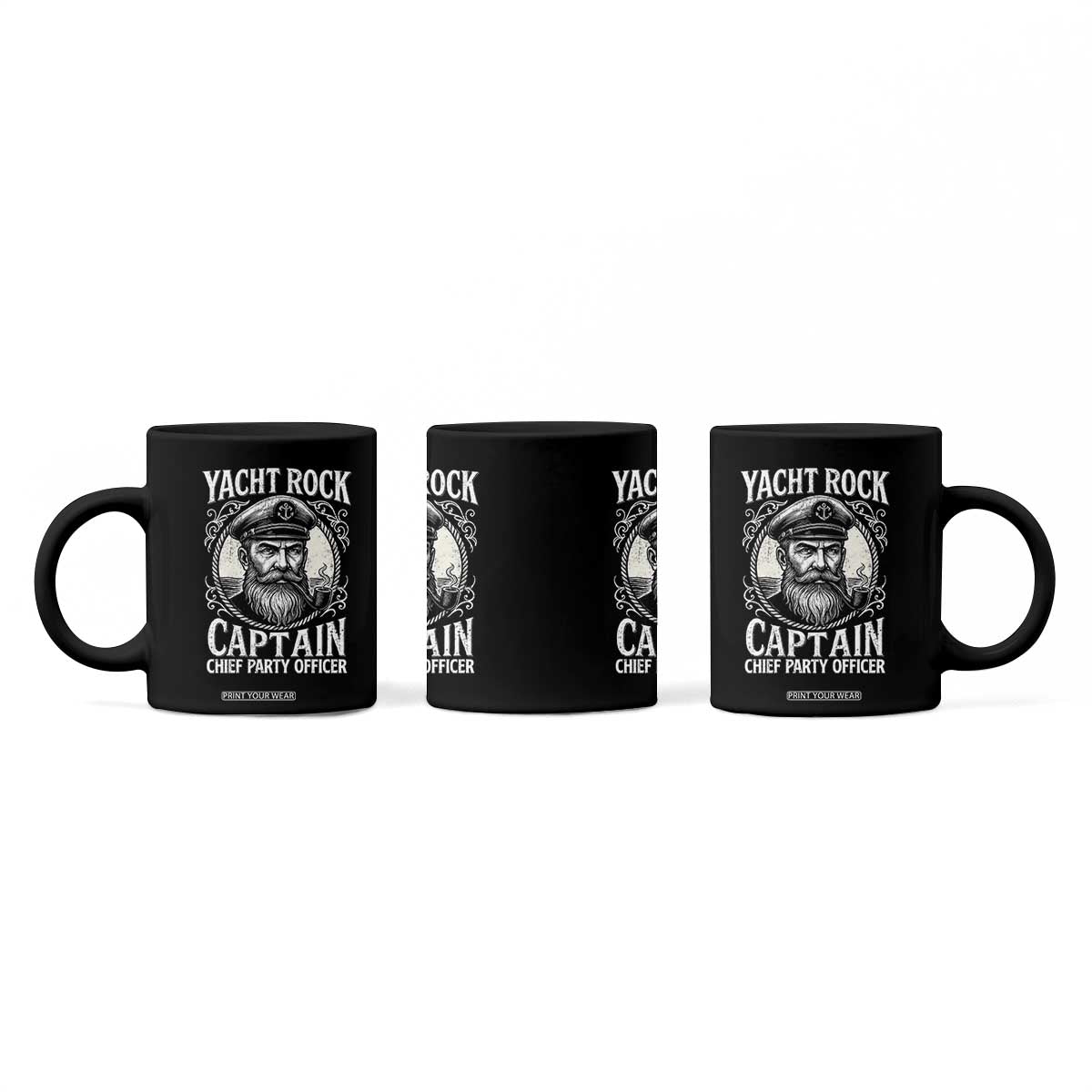 Funny Yacht Rock Captain Coffee Mug Chief Party Officer Pontoon Boat Sailor TS11 Print Your Wear