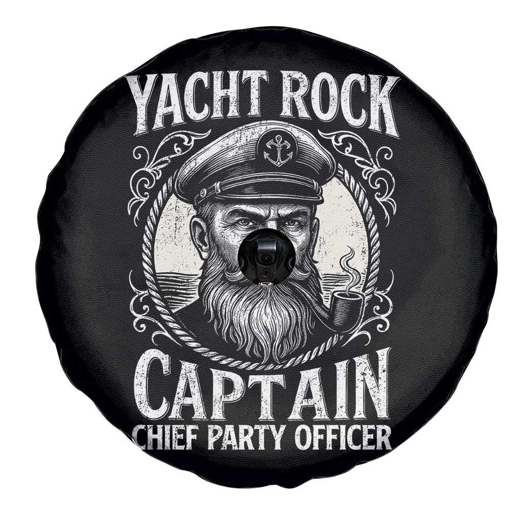 Funny Yacht Rock Captain Spare Tire Cover Chief Party Officer Pontoon Boat Sailor TS11 Print Your Wear