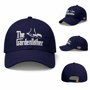 The Gardenfather Baseball Cap Gardener Parody Gardening Fathers Day TS11 Baseball Cap Universal Fit Dark Blue Print Your Wear