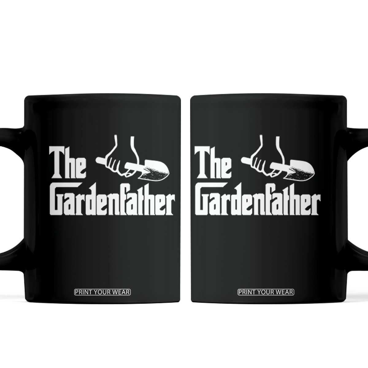 The Gardenfather Coffee Mug Gardener Parody Gardening Fathers Day TS11 Black Print Your Wear