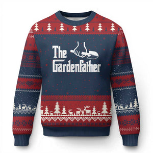 The Gardenfather Ugly Christmas Sweater Gardener Parody Gardening Fathers Day - Print Your Wear