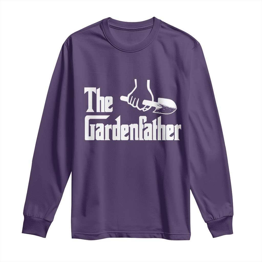 The Gardenfather Long Sleeve Shirt Gardener Parody Gardening Fathers Day TS11 Purple Print Your Wear