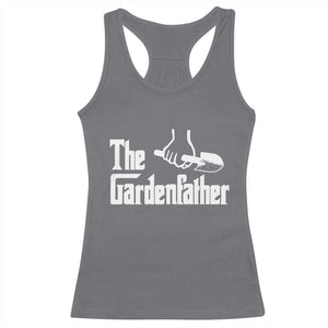 The Gardenfather Racerback Tank Top Gardener Parody Gardening Fathers Day TS11 Charcoal Print Your Wear