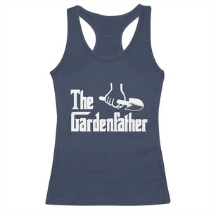 The Gardenfather Racerback Tank Top Gardener Parody Gardening Fathers Day TS11 Navy Print Your Wear
