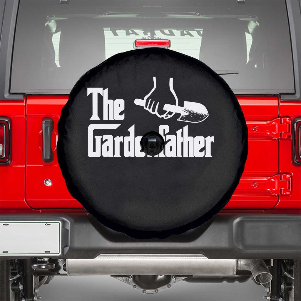 The Gardenfather Spare Tire Cover Gardener Parody Gardening Fathers Day TS11 Black Print Your Wear