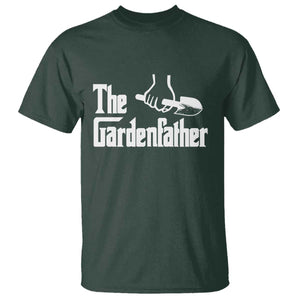 The Gardenfather T Shirt Gardener Parody Gardening Fathers Day TS11 Dark Forest Green Print Your Wear
