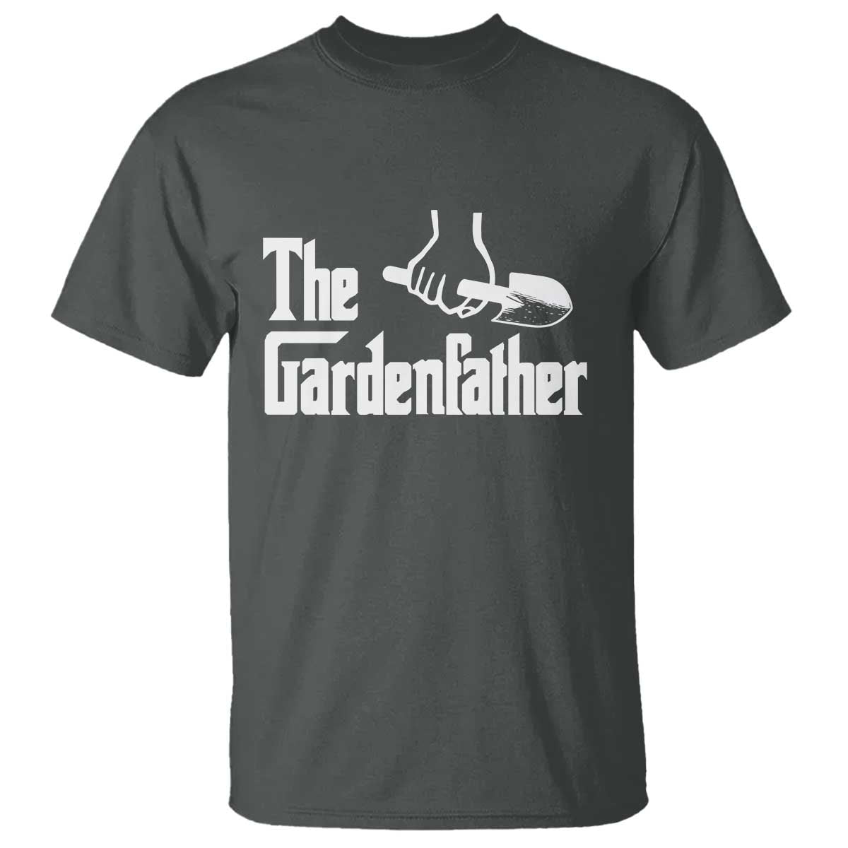 The Gardenfather T Shirt Gardener Parody Gardening Fathers Day TS11 Dark Heather Print Your Wear