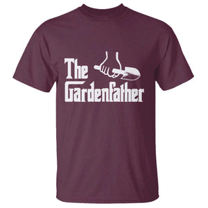 The Gardenfather T Shirt Gardener Parody Gardening Fathers Day TS11 Maroon Print Your Wear