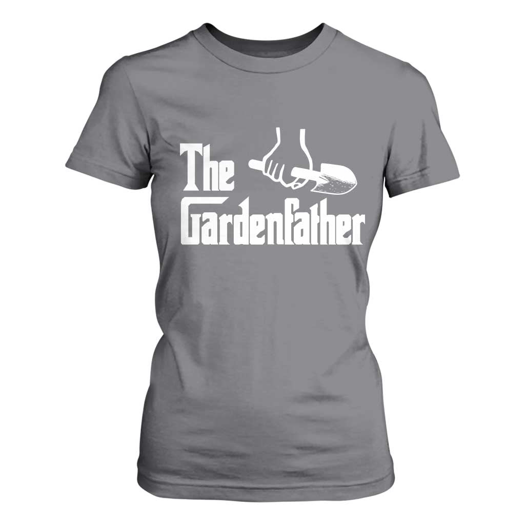The Gardenfather T Shirt For Women Gardener Parody Gardening Fathers Day TS11 Charcoal Print Your Wear