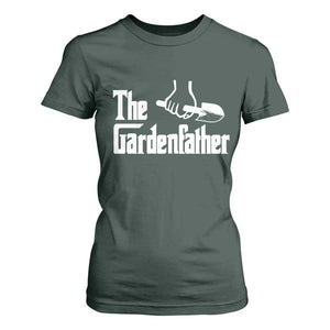 The Gardenfather T Shirt For Women Gardener Parody Gardening Fathers Day TS11 Dark Forest Green Print Your Wear