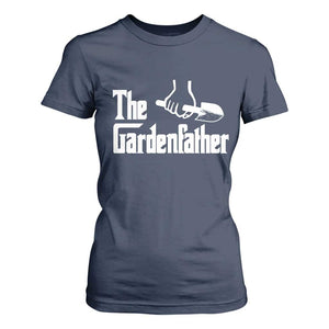 The Gardenfather T Shirt For Women Gardener Parody Gardening Fathers Day TS11 Navy Print Your Wear