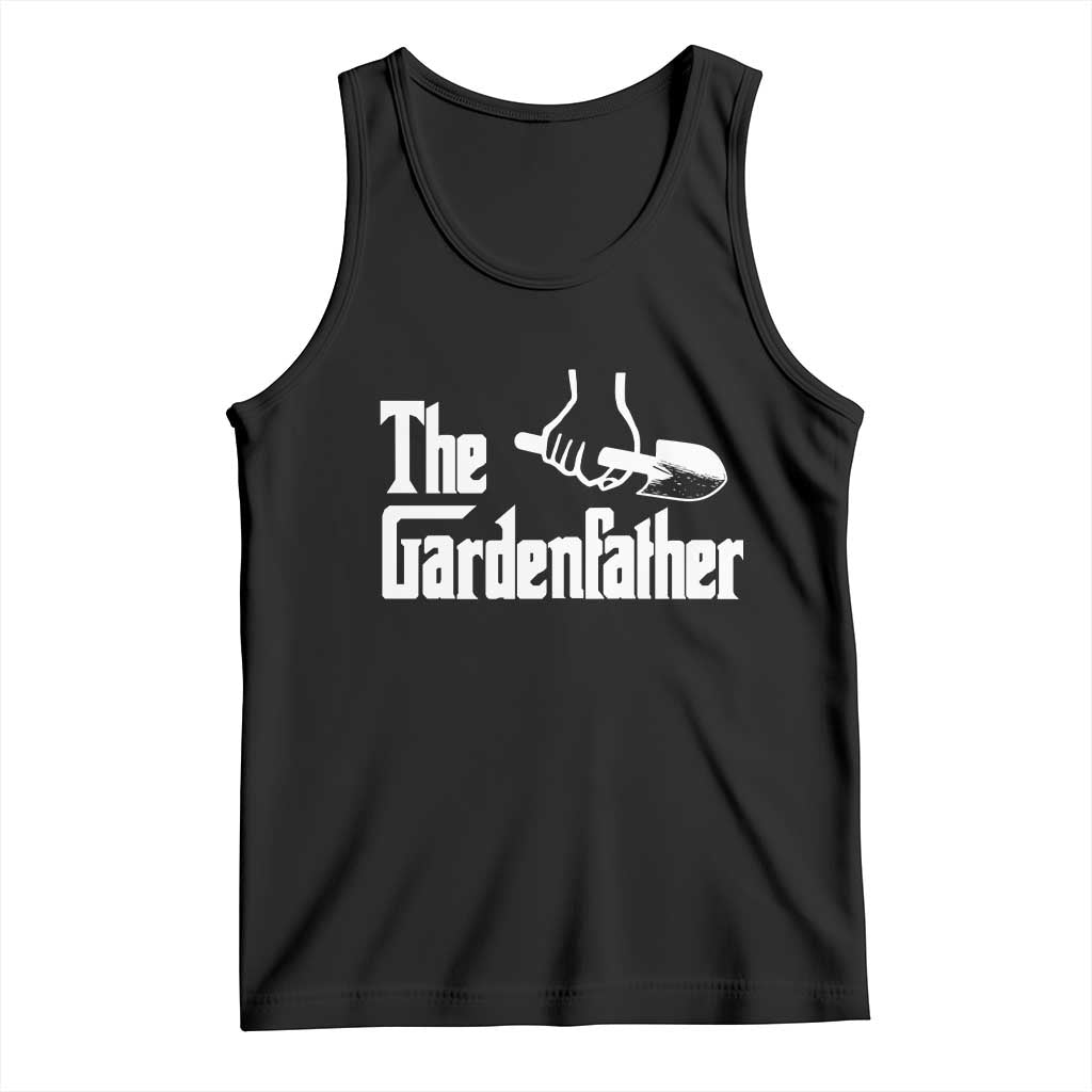 The Gardenfather Tank Top Gardener Parody Gardening Fathers Day TS11 Black Print Your Wear