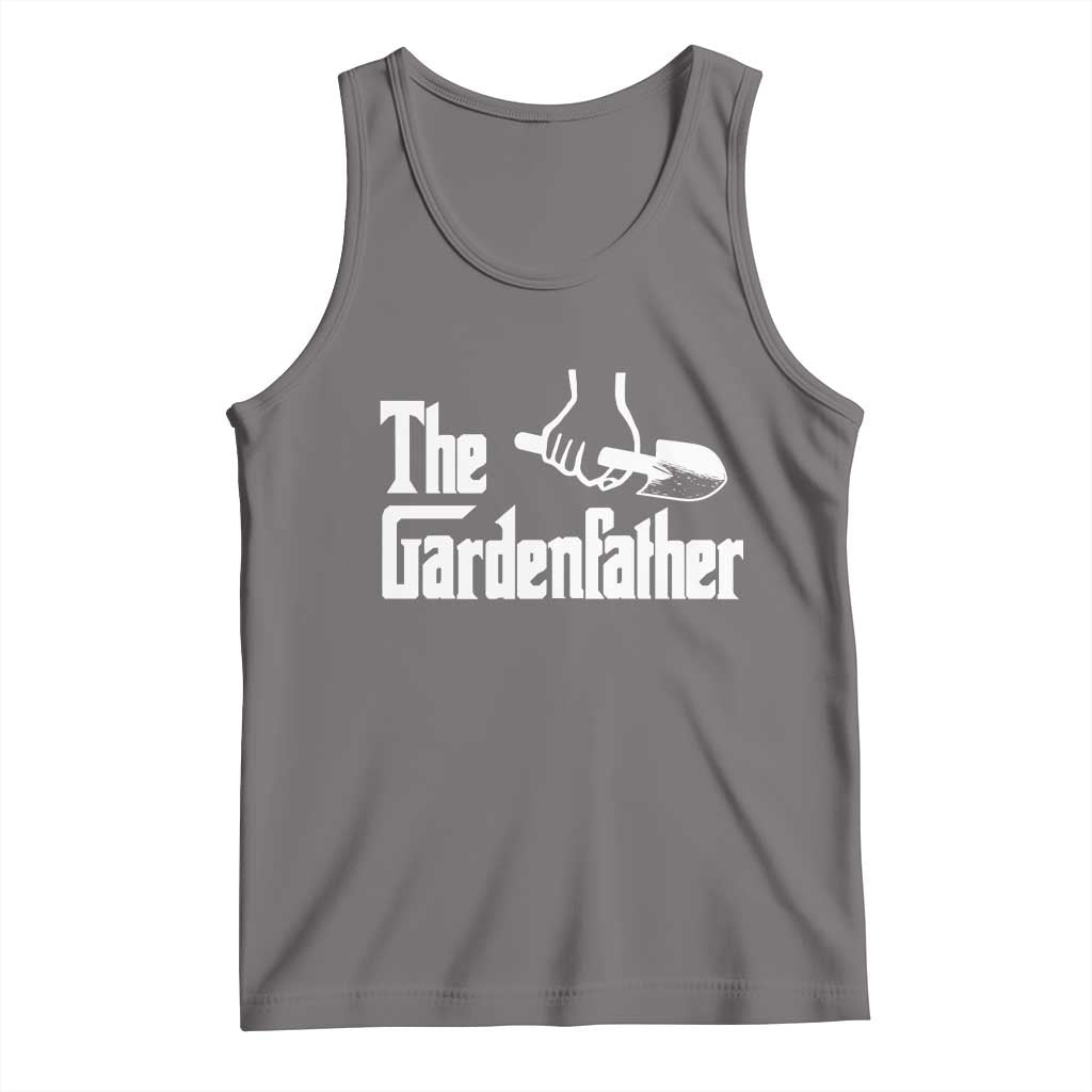 The Gardenfather Tank Top Gardener Parody Gardening Fathers Day TS11 Deep Heather Print Your Wear