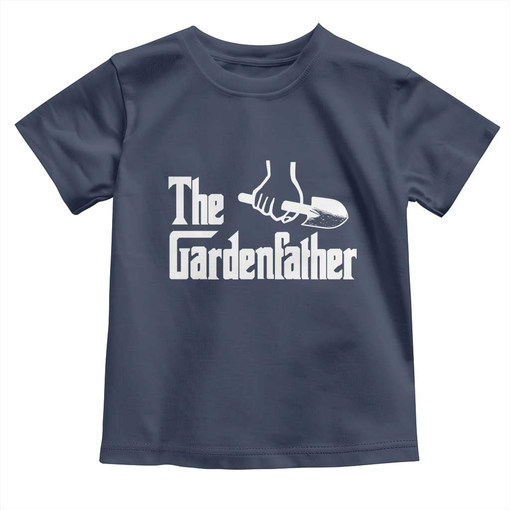 The Gardenfather Toddler T Shirt Gardener Parody Gardening Fathers Day TS11 Navy Print Your Wear