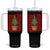 Funny What The Fucculent Tumbler With Handle Cactus Succulents Plants Gardening TS11 One Size: 40 oz Black Print Your Wear