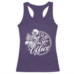 Funny Garden I Will Be In My Office Racerback Tank Top Gardening Fathers Day TS11 Purple Print Your Wear
