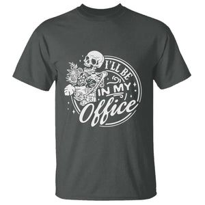 Funny Garden I Will Be In My Office T Shirt Gardening Fathers Day TS11 Dark Heather Print Your Wear