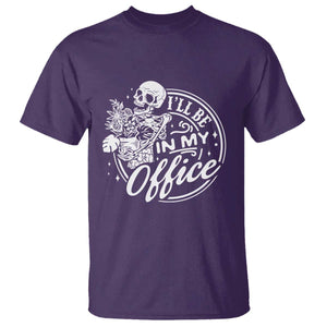 Funny Garden I Will Be In My Office T Shirt Gardening Fathers Day TS11 Purple Print Your Wear