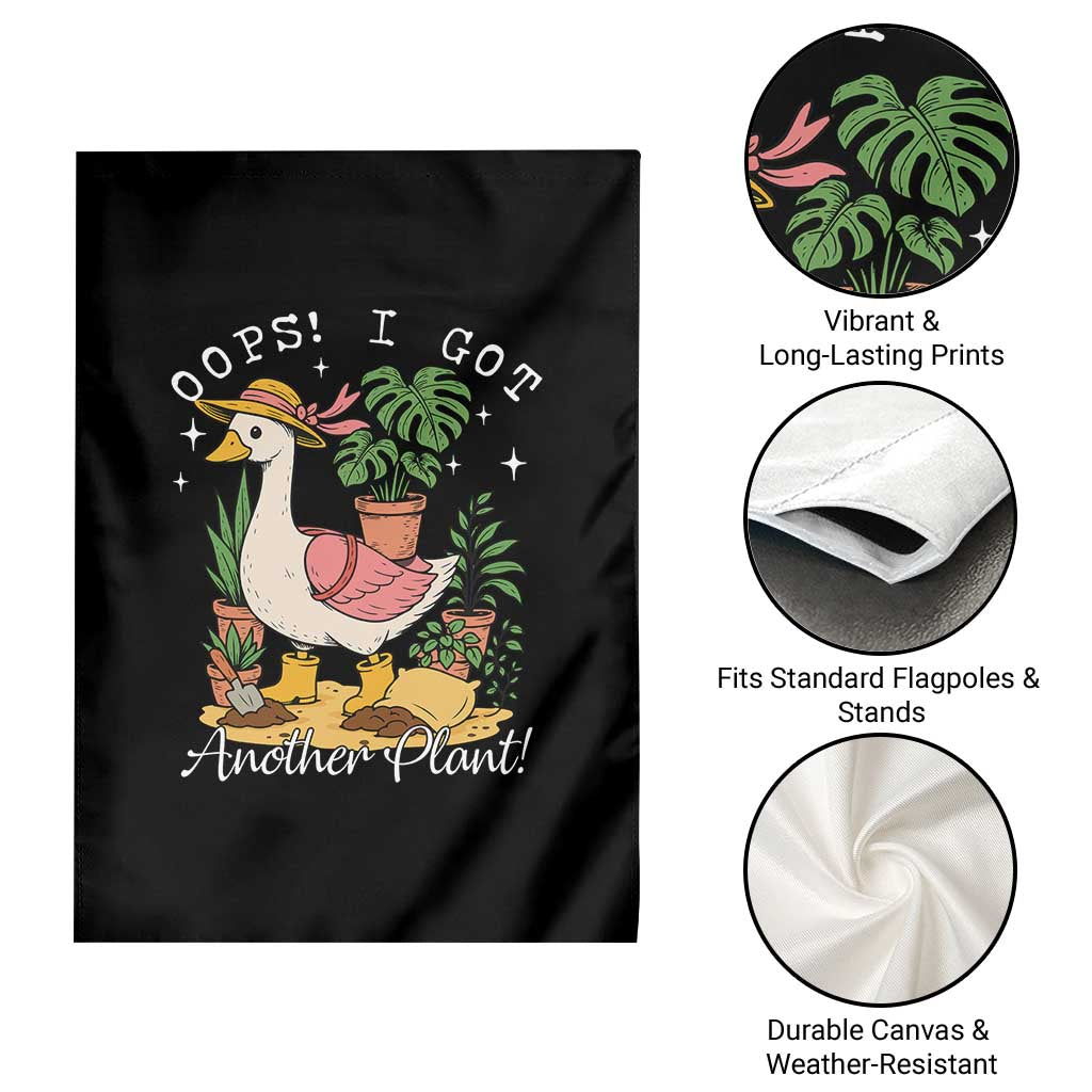 Funny Oops I Got Another Plant Garden Flag Silly-Goose Gardener Plant Lady TS11 Print Your Wear