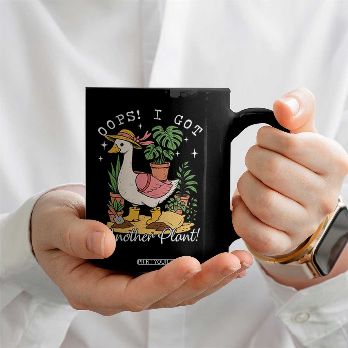 Funny Oops I Got Another Plant Coffee Mug Silly-Goose Gardener Plant Lady TS11 Print Your Wear