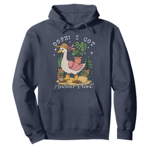 Funny Oops I Got Another Plant Hoodie Silly-Goose Gardener Plant Lady TS11 Navy Print Your Wear