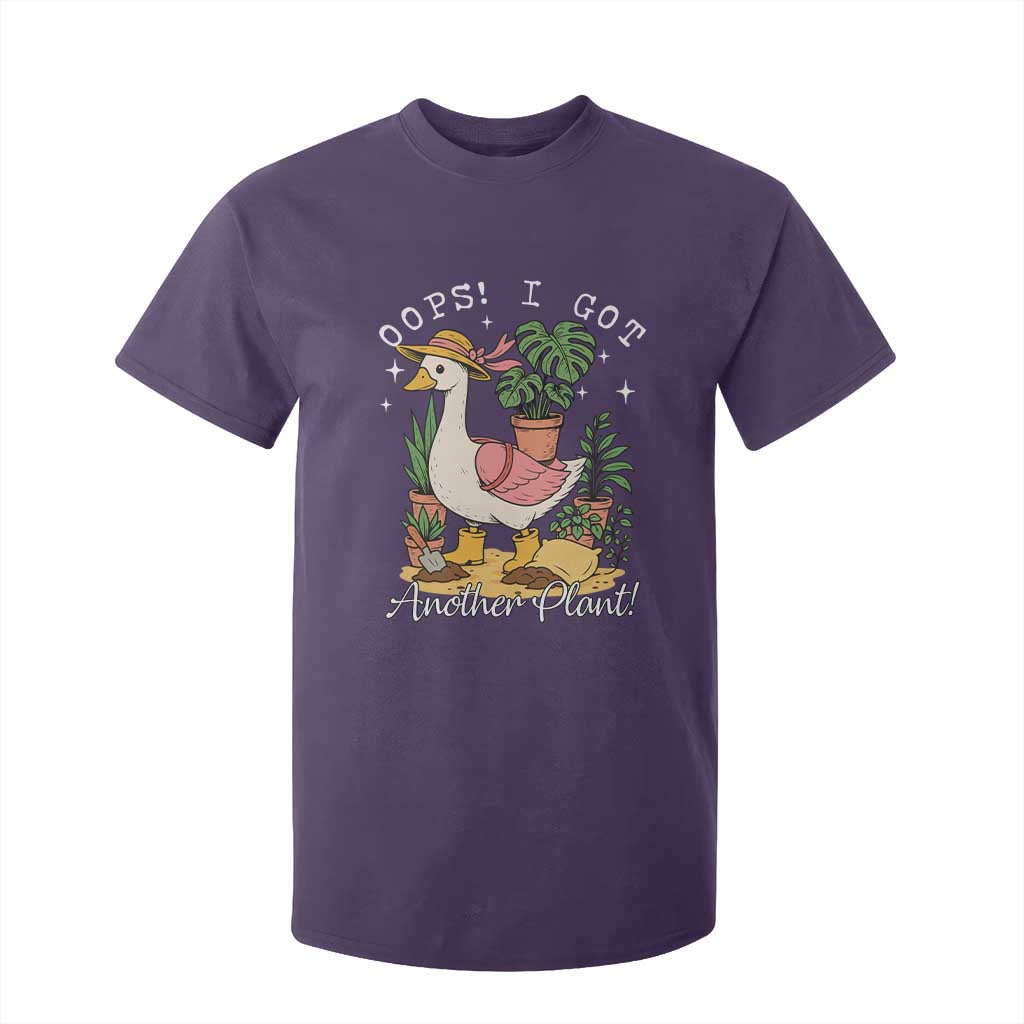 Funny Oops I Got Another Plant T Shirt For Kid Silly-Goose Gardener Plant Lady TS11 Purple Print Your Wear