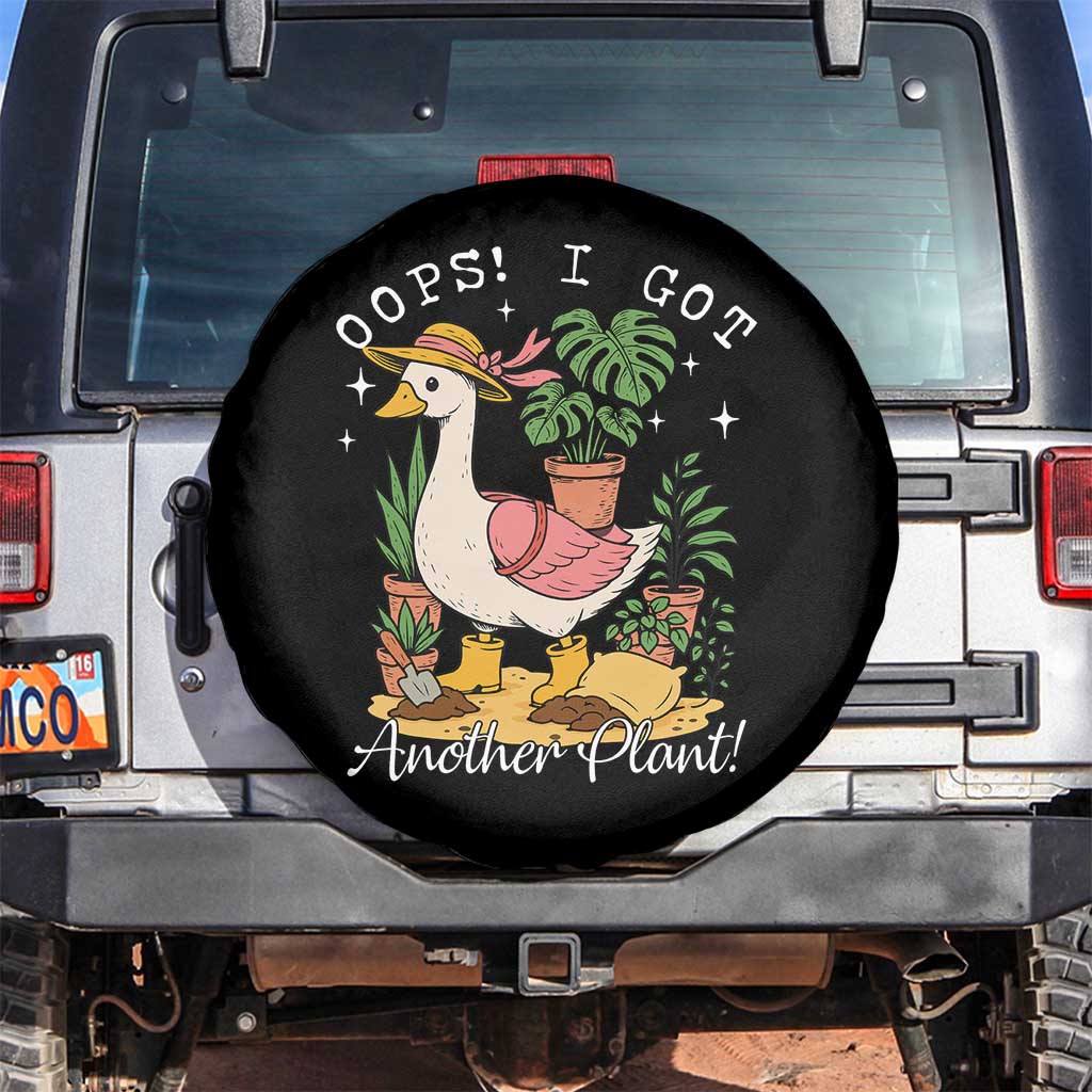 Funny Oops I Got Another Plant Spare Tire Cover Silly-Goose Gardener Plant Lady TS11 No hole Black Print Your Wear