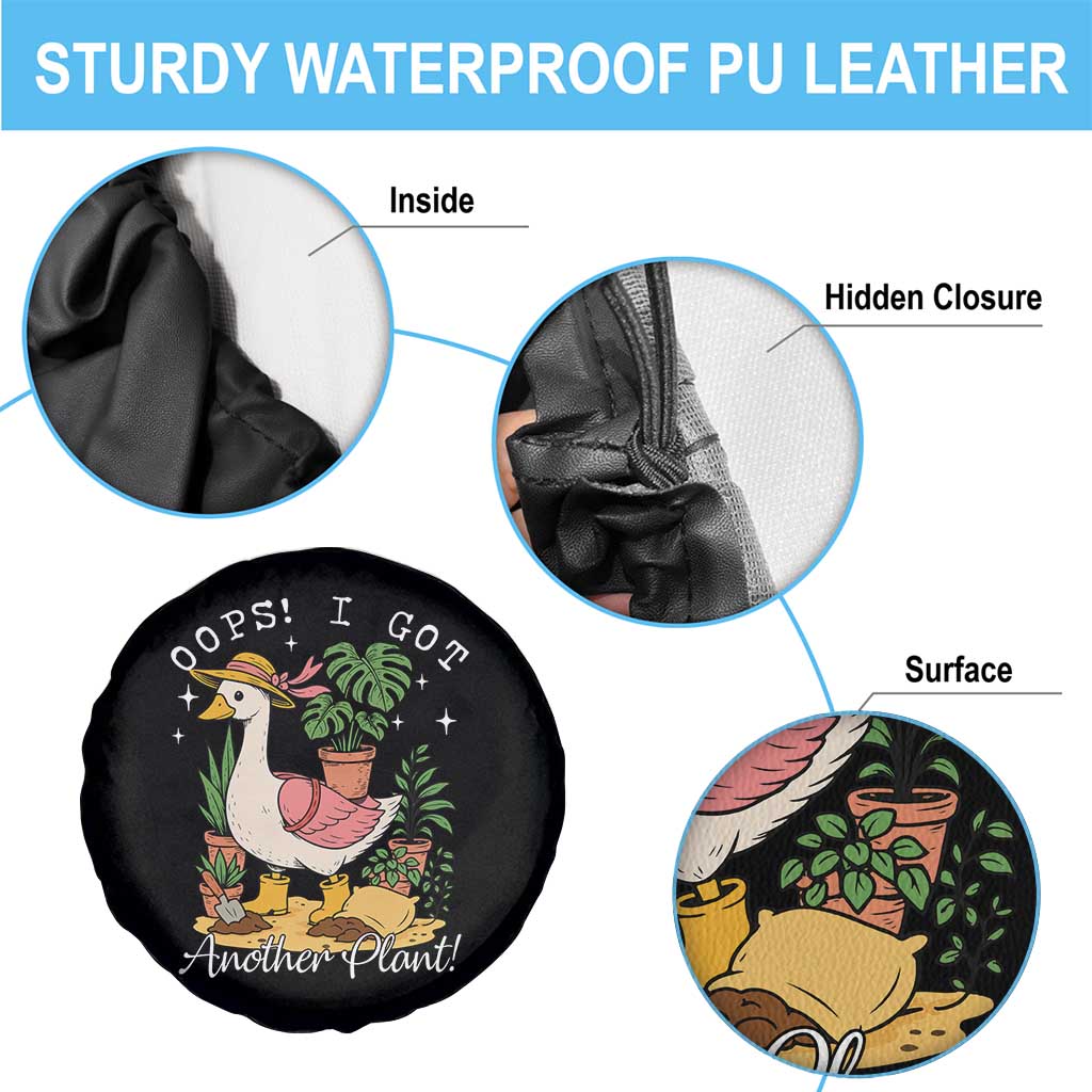 Funny Oops I Got Another Plant Spare Tire Cover Silly-Goose Gardener Plant Lady TS11 Print Your Wear