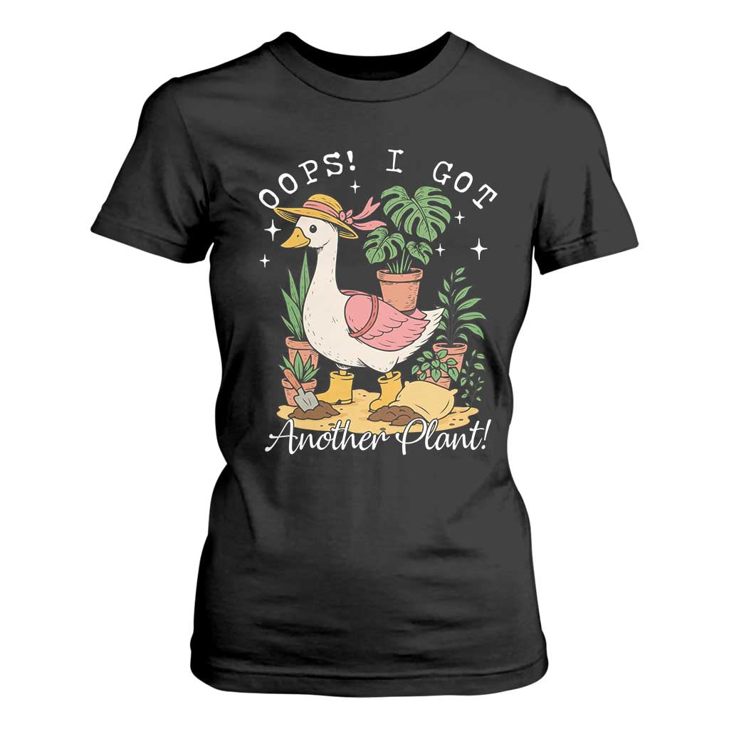 Funny Oops I Got Another Plant T Shirt For Women Silly-Goose Gardener Plant Lady TS11 Black Print Your Wear