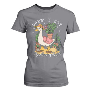 Funny Oops I Got Another Plant T Shirt For Women Silly-Goose Gardener Plant Lady TS11 Charcoal Print Your Wear