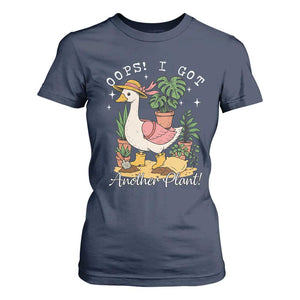 Funny Oops I Got Another Plant T Shirt For Women Silly-Goose Gardener Plant Lady TS11 Navy Print Your Wear