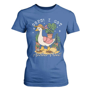 Funny Oops I Got Another Plant T Shirt For Women Silly-Goose Gardener Plant Lady TS11 Royal Blue Print Your Wear