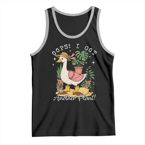 Funny Oops I Got Another Plant Tank Top Silly-Goose Gardener Plant Lady TS11 Black Athletic Heather Print Your Wear