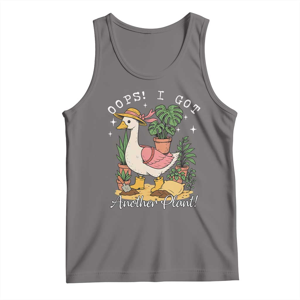 Funny Oops I Got Another Plant Tank Top Silly-Goose Gardener Plant Lady TS11 Deep Heather Print Your Wear