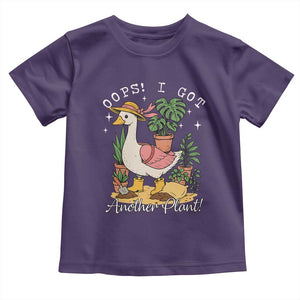 Funny Oops I Got Another Plant Toddler T Shirt Silly-Goose Gardener Plant Lady TS11 Purple Print Your Wear