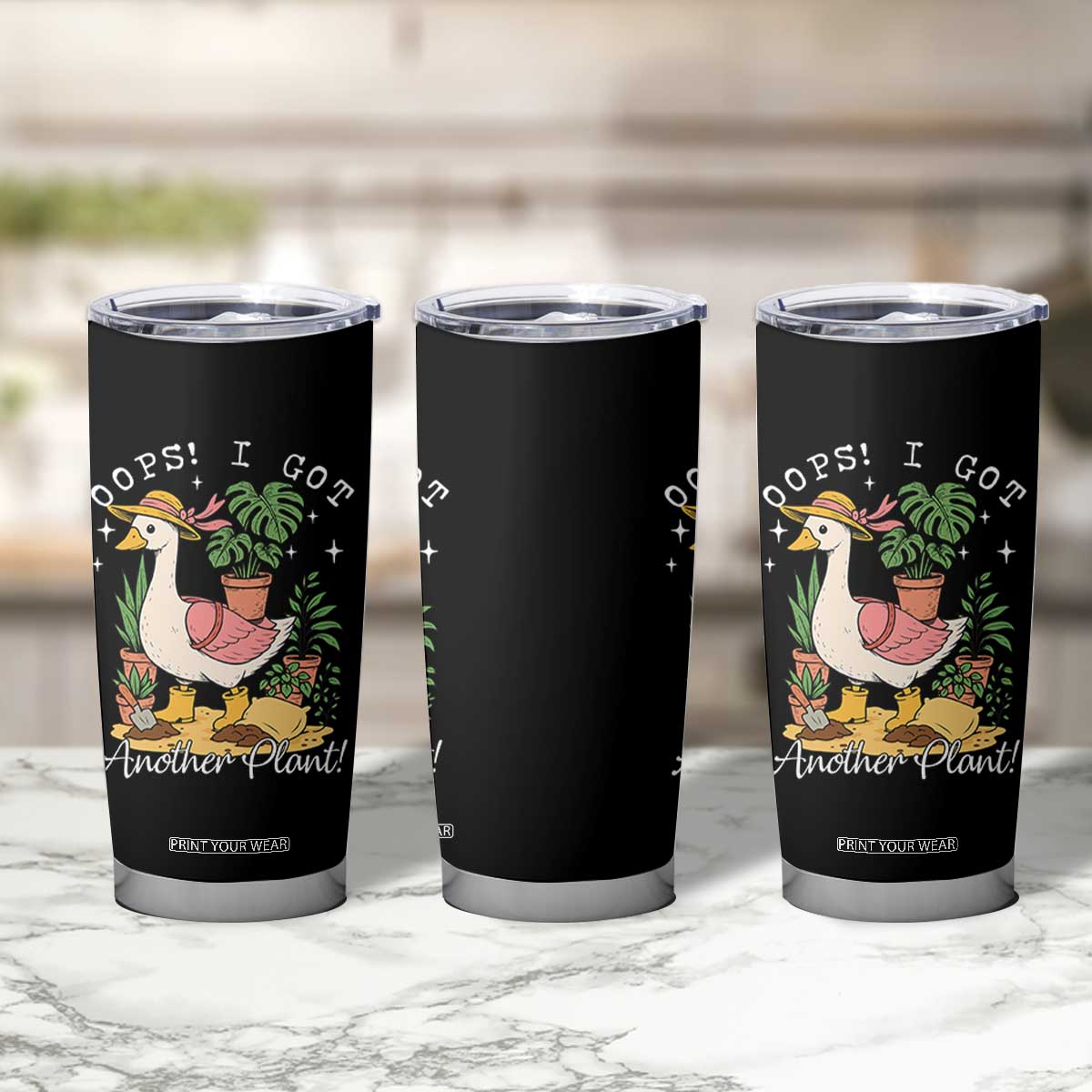 Funny Oops I Got Another Plant Tumbler Cup Silly-Goose Gardener Plant Lady TS11 Print Your Wear