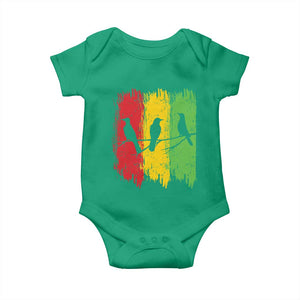 Three Birds Rasta Jamaica Reggae Music Baby Onesie TS11 Irish Green Print Your Wear