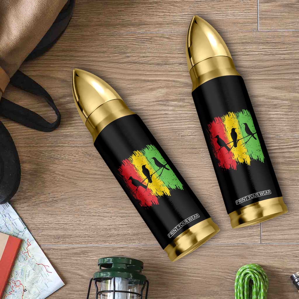 Three Birds Rasta Jamaica Reggae Music Bullet Tumbler TS11 Print Your Wear