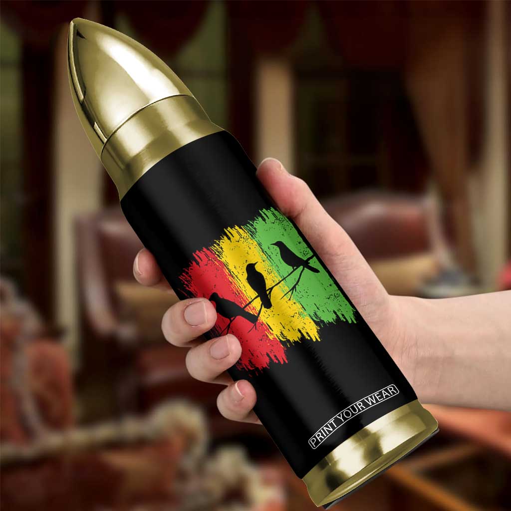 Three Birds Rasta Jamaica Reggae Music Bullet Tumbler TS11 Print Your Wear