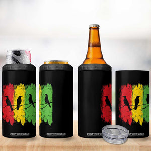 Three Birds Rasta Jamaica Reggae Music 4 in 1 Can Cooler Tumbler TS11 Print Your Wear