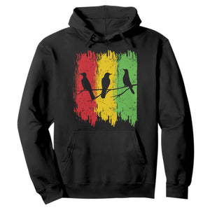 Three Birds Rasta Jamaica Reggae Music Hoodie TS11 Black Print Your Wear